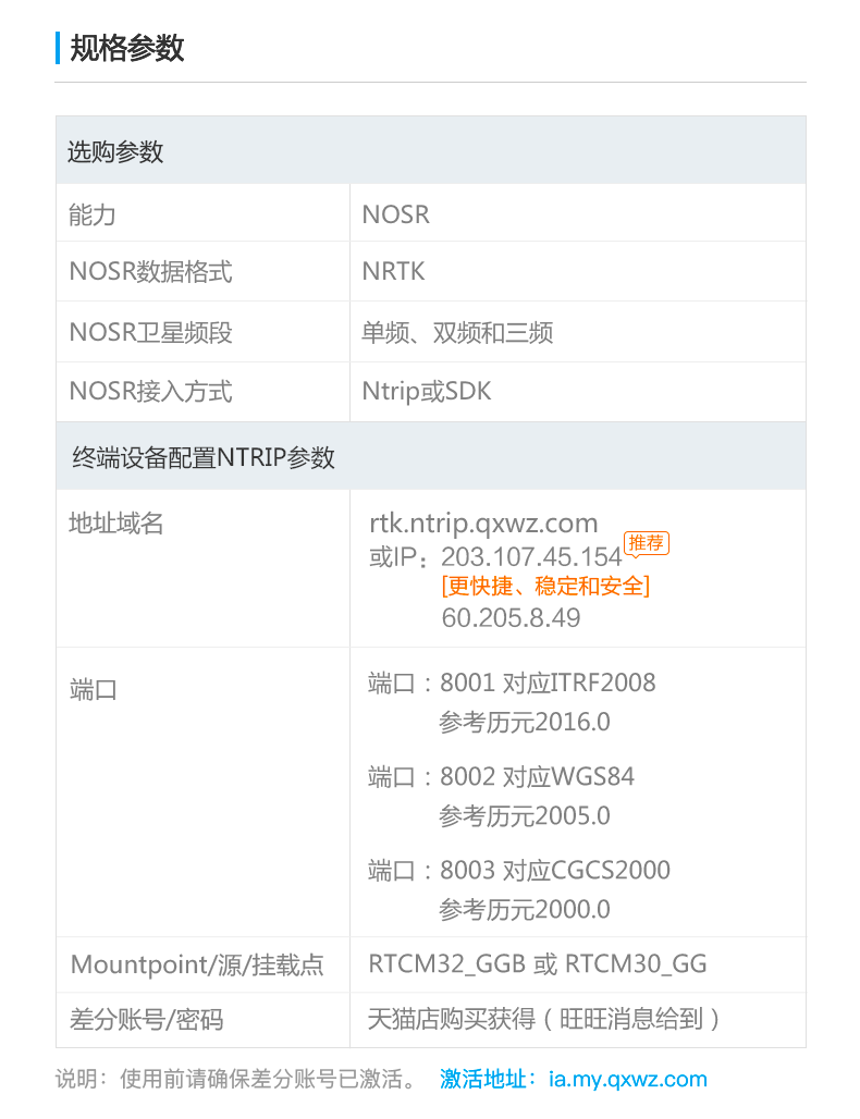 千寻知寸cors账号FindCM：基于RTK技术的厘米级差分数据播发服务，终端设备收到差分数据后，结合自己的卫星观测数据进行高精度定位解算，在观测环境良好的情况下，统计精度可以达到水平2~5厘米，高程2~8厘米。