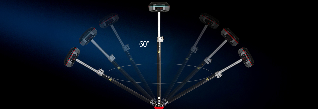 K5ProRTK惯导倾斜-节省测绘作业20-30%时间-60度倾斜精度2-3cm